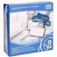 Spirit: Držiak na vizitku s modrým remienkom 90x60mm 1ks