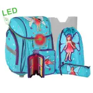Spirit: Fairy 5 dielny set 3D ergonomická LED školská taška