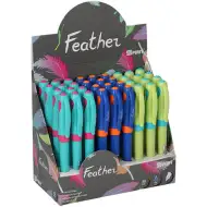 Spirit: Feather plniace pero s modrým atramentom v rôznych farbách 1ks