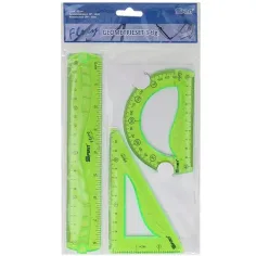Spirit: Flexibilné pravítko 3 dielny set v rôznych farbách obrázok 2