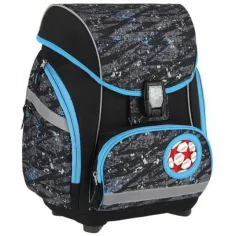 Spirit: Football ergnomická školská taška s 3D vzorom a LED svetlom 5-dielny set 34x22x41cm obrázok 3