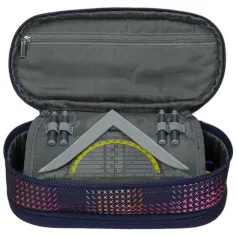 Spirit: My Bag oválny peračník s 2 priehradkami so vzorom stehov obrázok 3