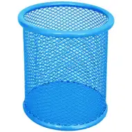 Spirit: Neónovo-modrý kovový držiak na ceruzky