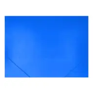 Spirit: Neónovo-modrý obal na dokumenty s gumičkou A3