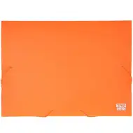 Spirit: Neónovo-oranžový plastový box na dokumenty A4