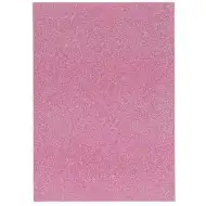 Spirit: Samolepiaca trblietavá dekoračná penová špongia v ružovej farbe A4  1ks