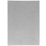 Spirit: Samolepiaca trblietavá dekoračná penová špongia v striebornej farbe A/4 1ks