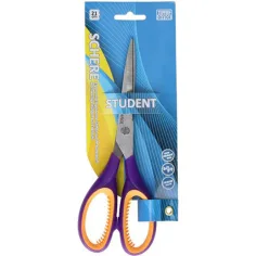 Spirit: Soft Grip student školské a kancelárske nožnice s 21 cm čepeľou z nehrdzavejúcej ocele obrázok 2
