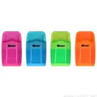 Spirit: Trios 3v1 strúhadlo s dvomi dierami s nádržou a gumou, rôzne farby 1ks