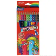 Spirit: Trojhranné premium farebné ceruzky 12 dielny set