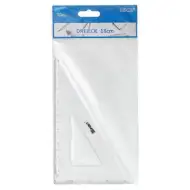 Spirit: Trojuholníkové 60 stupňové pravítko 18cm