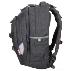 Spirit: Urban čierno-fialová ergonomická školská taška batoh obrázok 3