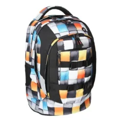 Spirit: Urban Kockovaný ergonomický batoh, školská taška 46x33x22cm obrázok 4
