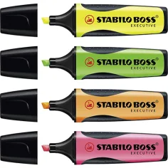 Stabilo: BOSS Executive farebné zvýrazňovače 4 dielny set obrázok 2