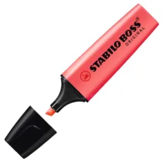 Stabilo: BOSS Original zvýrazňovač v červenej farbe 2-5mm obrázok 2