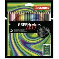 Stabilo: GREENcolors Arty 24 dielny set farebných ceruziek