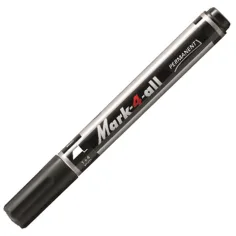 Stabilo: Mark-4-All čierna alkoholová fixka s rezaným hrotom