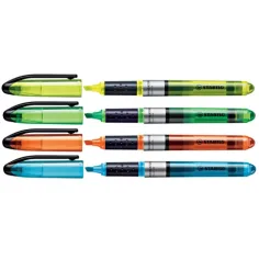 Stabilo: Navigator zvýrazňovač 1-4mm 4ks sada obrázok 2