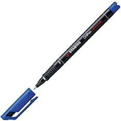 Stabilo OHPen universal F alkoholová fixka v modrej farbe 0,7 mm obrázok 2