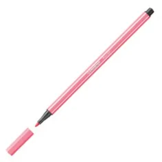 Stabilo: Pen 68 štetcová fixka v ružovej farbe 1mm obrázok 2