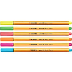 Stabilo: Point 88 liner set v neónových farbách 6ks obrázok 2