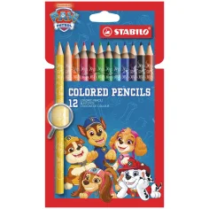 Stabilo: Paw Patrol hrubé farebné ceruzky 12ks sada obrázok 1