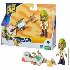 Star Wars: Dobrodružstvá malých Jediov - Kai Brightstar figúrka so záprahom 7,5cm - Hasbro obrázok 3
