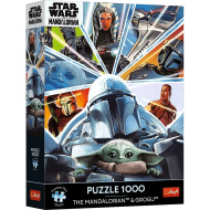 Star Wars Mandalorian Spoločne na chodníku 1000-dielne prémiové puzzle - Trefl
