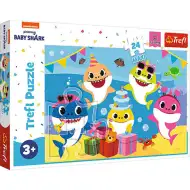 Šťastná rodina Baby Shark 24 dielne Maxi puzzle - Trefl