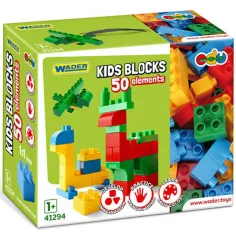 Stavebné dieliky Kids Bloks, súprava 50 ks – Wader