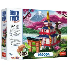 Stavíme z tehál: Pagoda 160 kusové stavebné hračky - Trefl