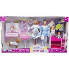 Steffi Love – Párty s pyžamom rodinná hračka sada - Simba Toys