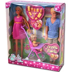 Steffi Love: Šťastná rodina bábiky set - Simba Toys