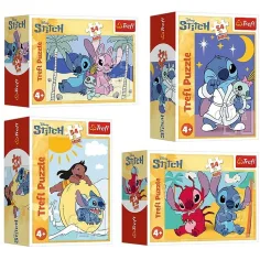 Stitch 54ks mini puzzle v rôznych variantoch 1ks - Trefl