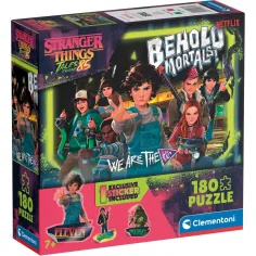 Stranger Things Boj proti monštrám 180 ks puzzle s nálepkou – Clementoni