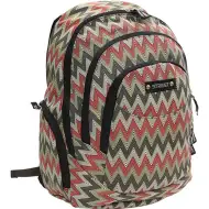 Street Canvas Zigzag školská taška, batoh 33x20x45 cm