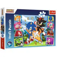 Stretnutie so Sonicom 100-dielne puzzle - Trefl