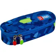 St.Right 3D Blocks modrý oválny peračník 23cm