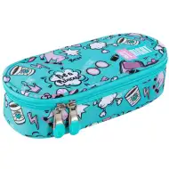 St.Right pastelový oválny peračník so vzorom lamy