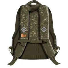 St.Right T-Rex Junior trojkomorová školská taška, batoh 39x27x17cm obrázok 2