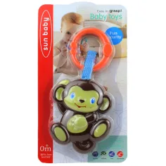 Sun Baby: Veselá opica bábika s chrastítkom obrázok 4
