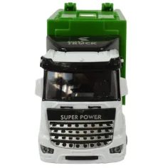 Super Truck: Kontajnerové smetiarske auto so zotrvačníkom 20cm obrázok 3