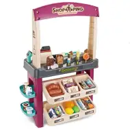 Supermarket 55 dielny herný set so svetlom a zvukom