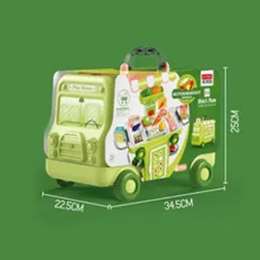 Supermarket herná súprava v kolieskovom úložisku 37ks obrázok 2