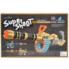 SuperShoot: Elektronický obrovský guľomet so špongiovými nábojmi a batériou 70 cm obrázok 11