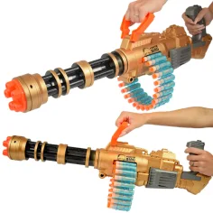 SuperShoot: Elektronický obrovský guľomet so špongiovými nábojmi a batériou 70 cm obrázok 9