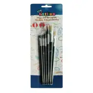 Súprava čiernych štetcov 6 dielny