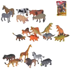 Súprava figúrok zvierat s farmárskymi, dinosaurovými alebo džunglovými zvieratami - Simba Toys