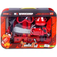 Súprava náradia s motorovou pílou a doplnkami