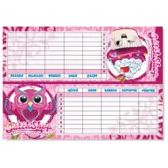 Sweetshop -  dievčenský rozvrh hodín 6 v 1 